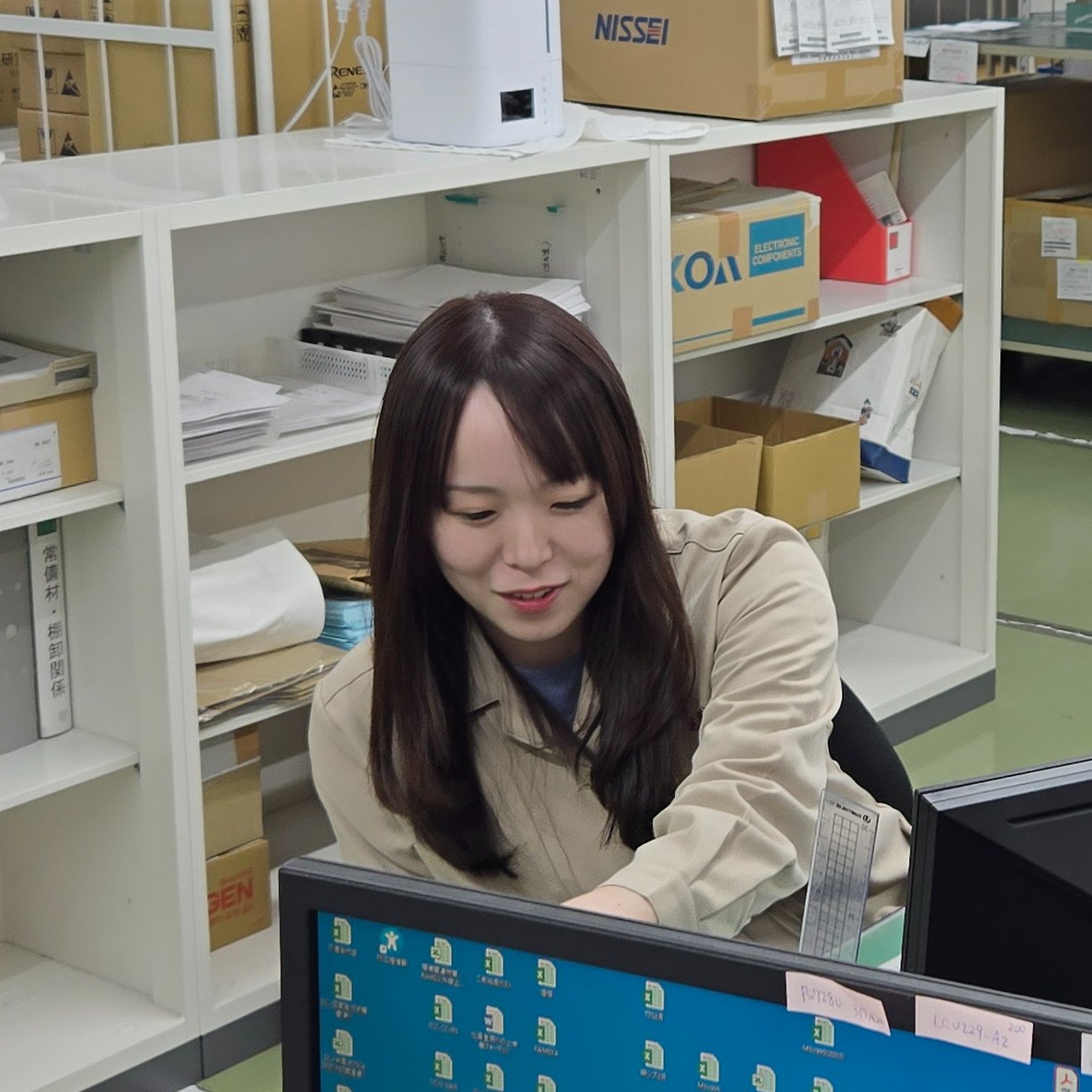 製造部 生産･調達  Kさん写真１